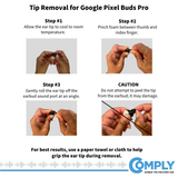 TrueGrip™ Pro - Ear Tips for Google Pixel Buds Pro